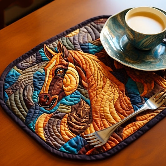 Horse TAI260224235 Quilted Placemats