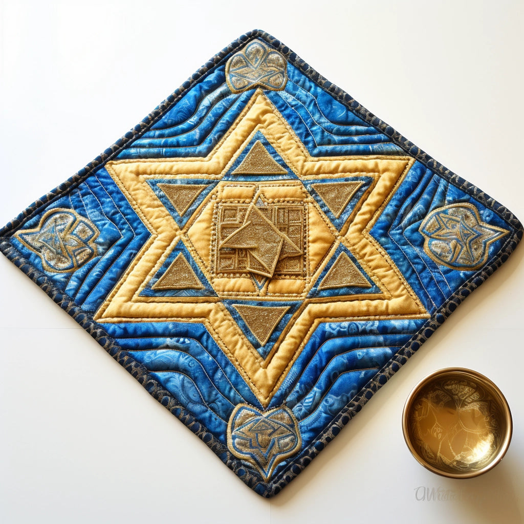 Jewish Star Of David TAI040124349 Quilted Placemats