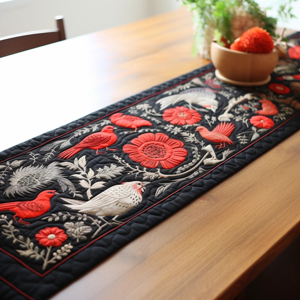 Bird TAI07122329 Quilted Table Runner