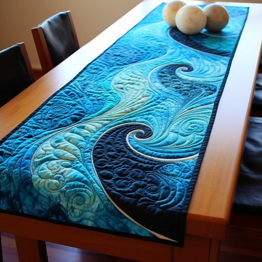 Sea Wave TAI201223045 Quilted Table Runner