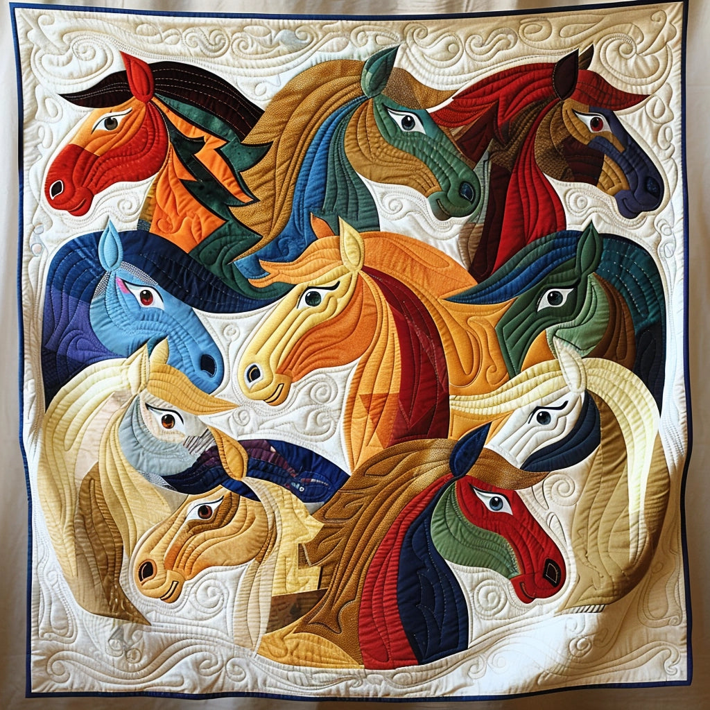 Horse TAI080324003 Quilt Blanket