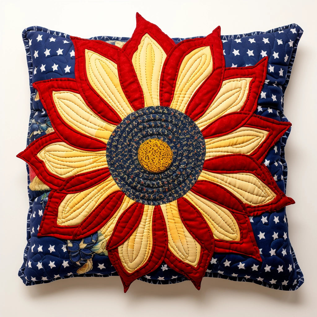 Sunflower TAI060324239 Quilted Pillow Case