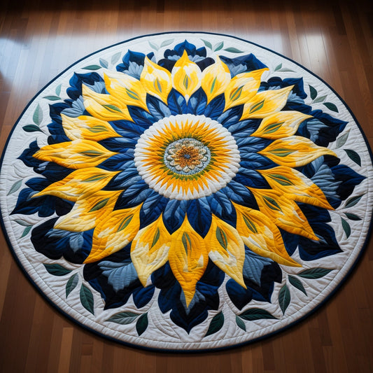 Sunflower TAI221223103 Quilted Round Mat