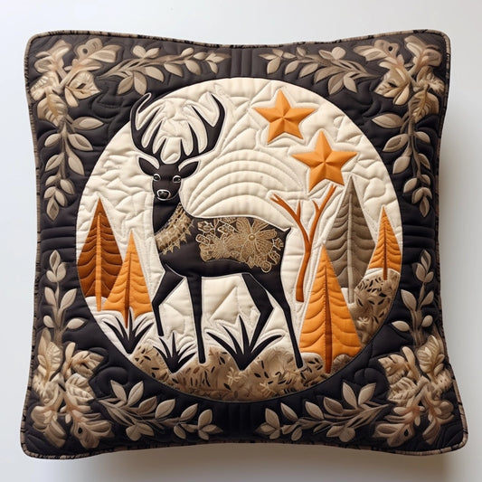 Deer TAI060324013 Quilted Pillow Case