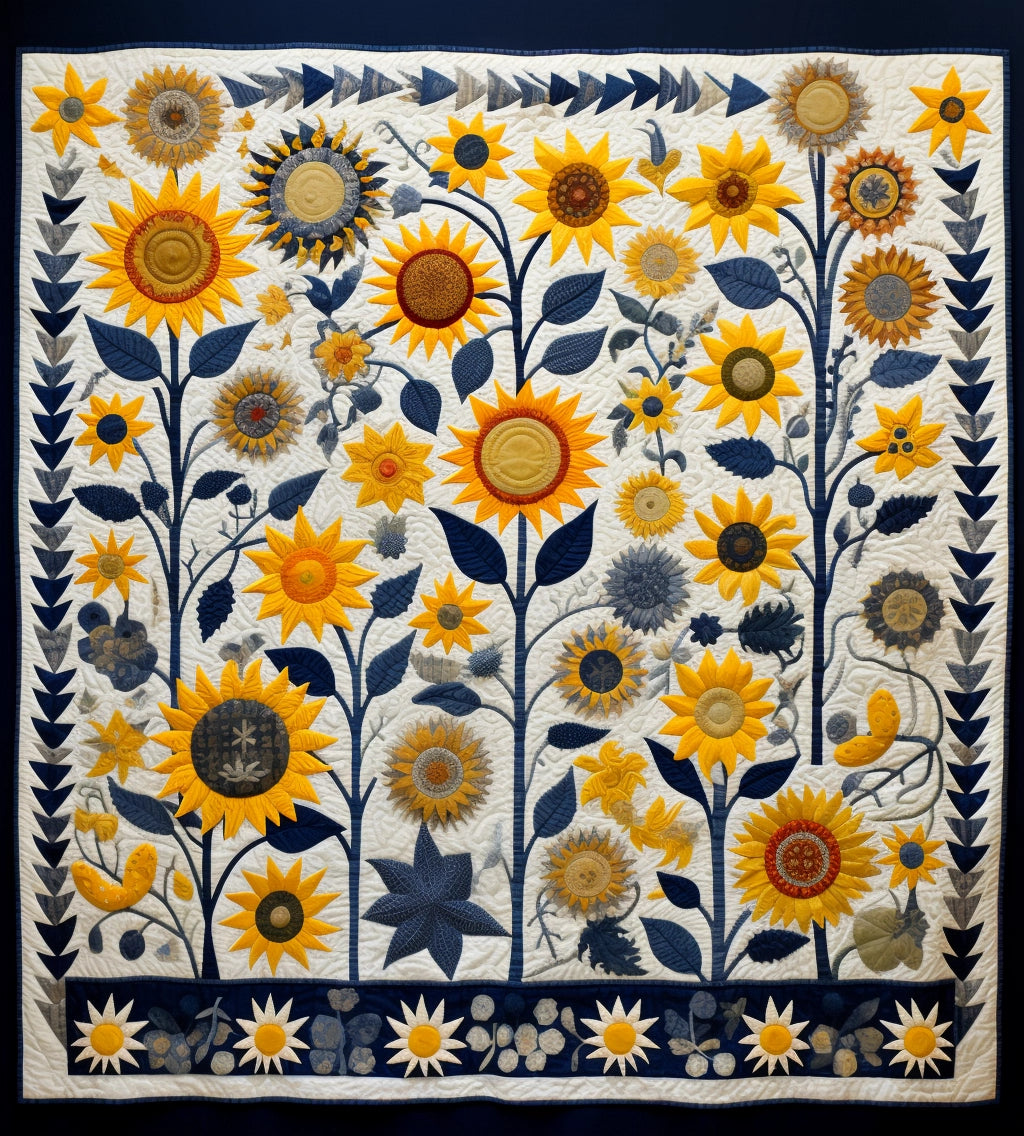 Sunflower BL9112376 Quilt Blanket