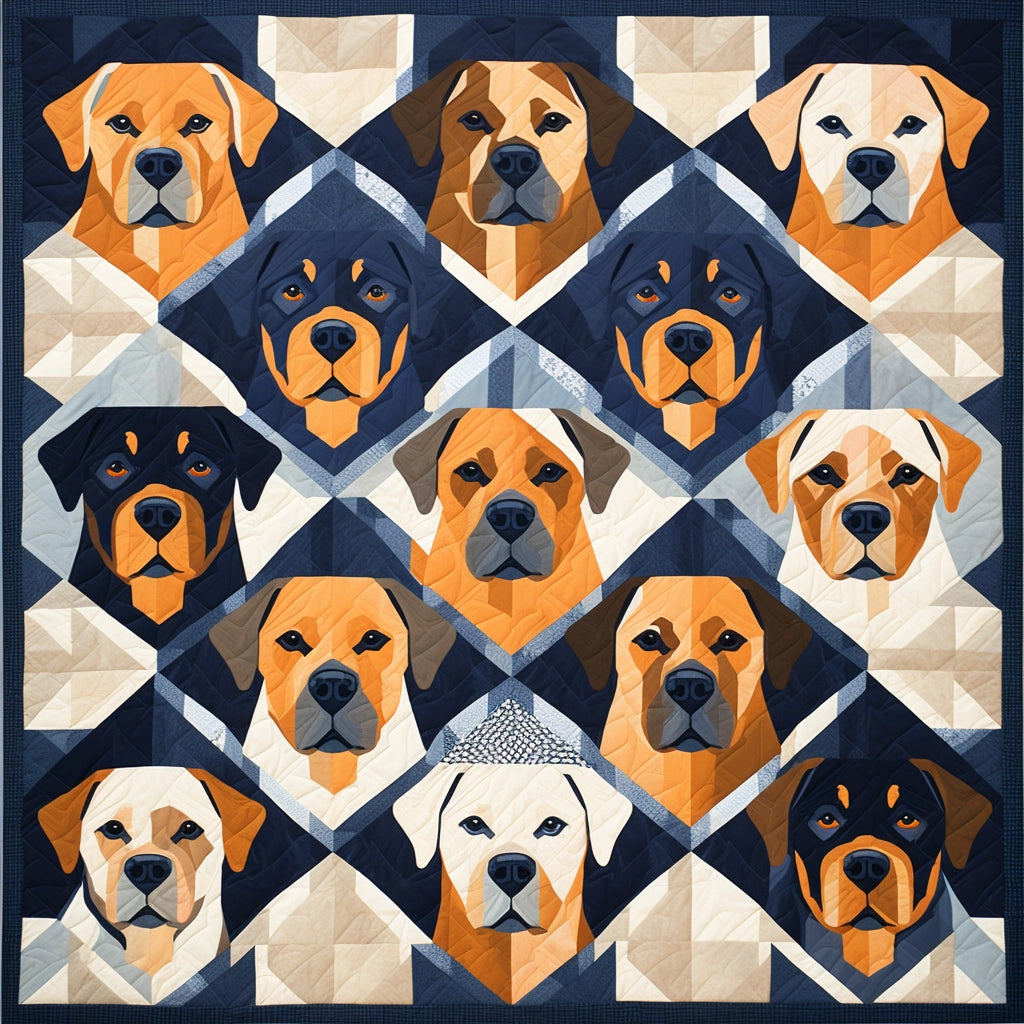 Rottweiler TAI14112309 Quilt Blanket