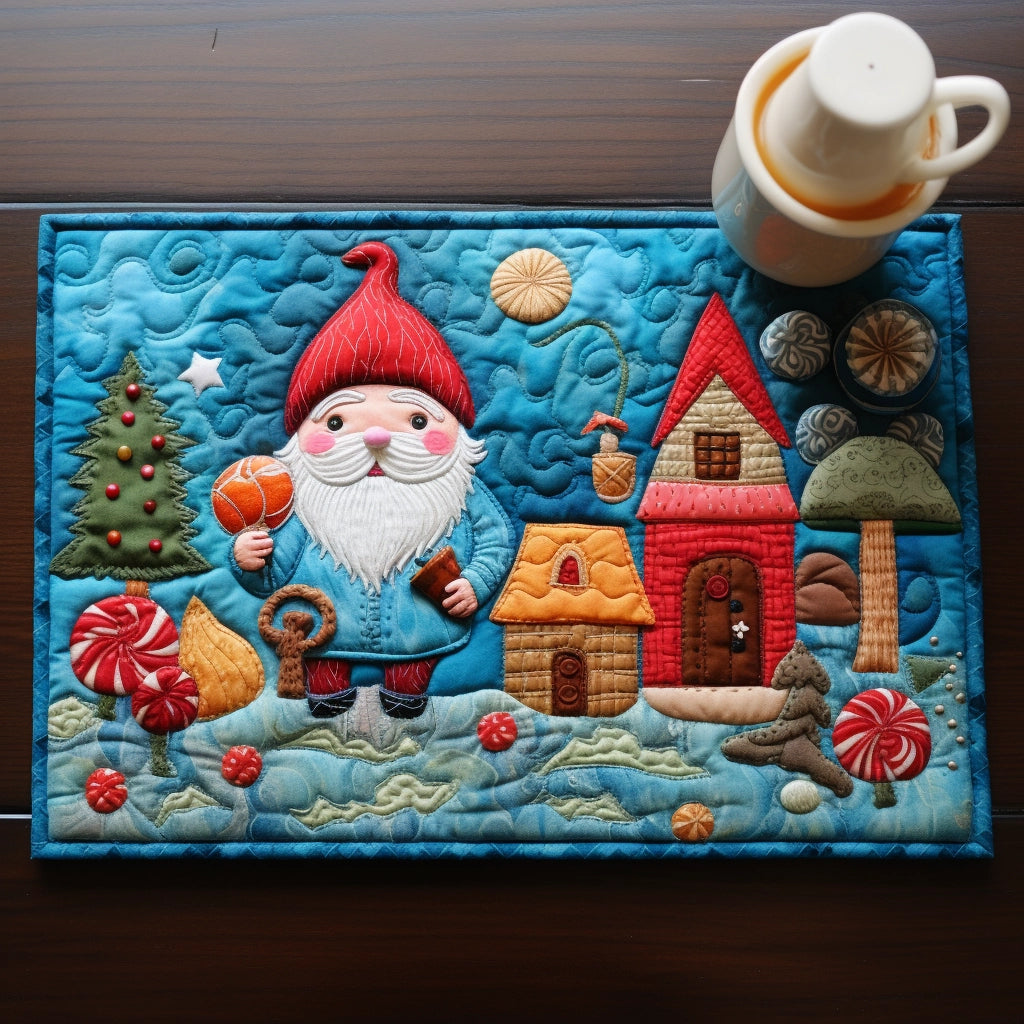 Gnome TAI020324088 Quilted Placemats