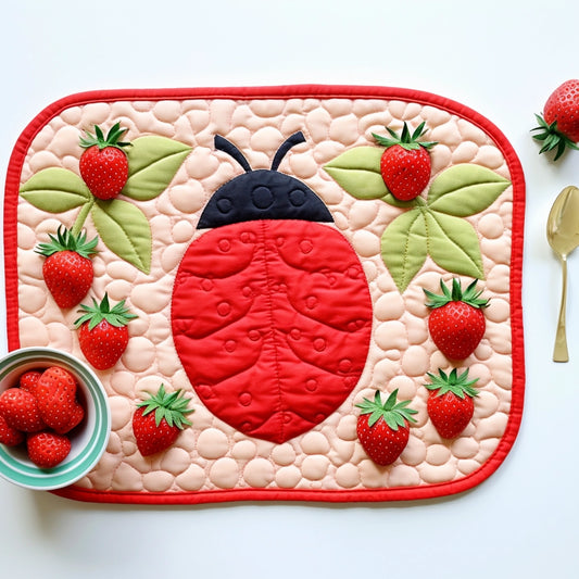 Lady Bug TAI260224064 Quilted Placemats