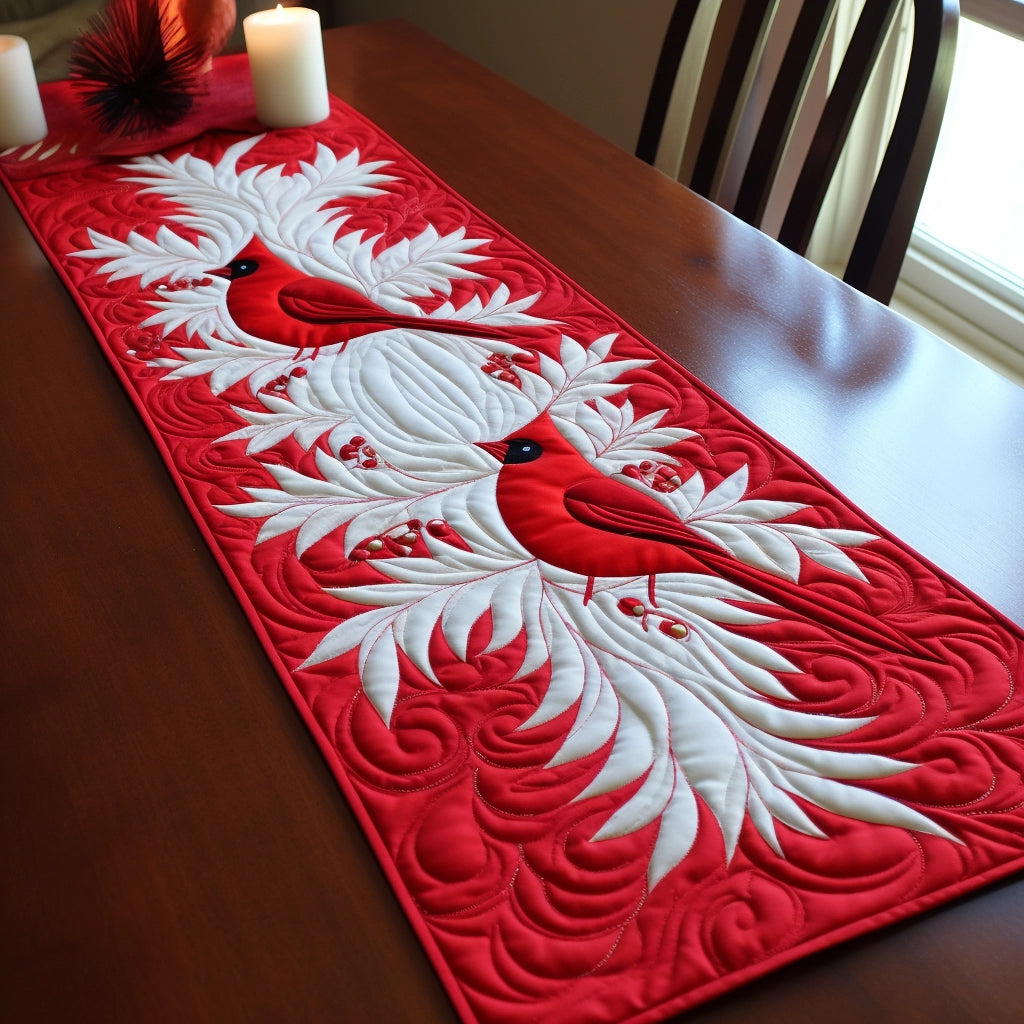 Cardinal TAI221223171 Quilted Table Runner – Charming Favor