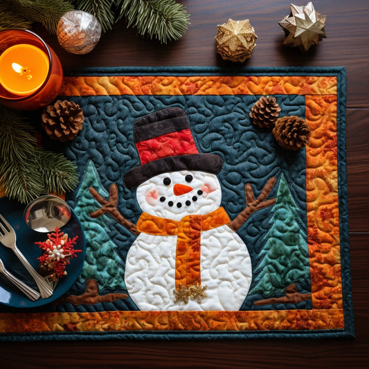 Snowman CLA22112303 Quilted Placemats