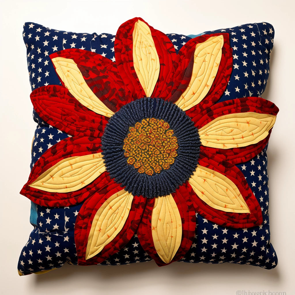 Sunflower TAI060324249 Quilted Pillow Case