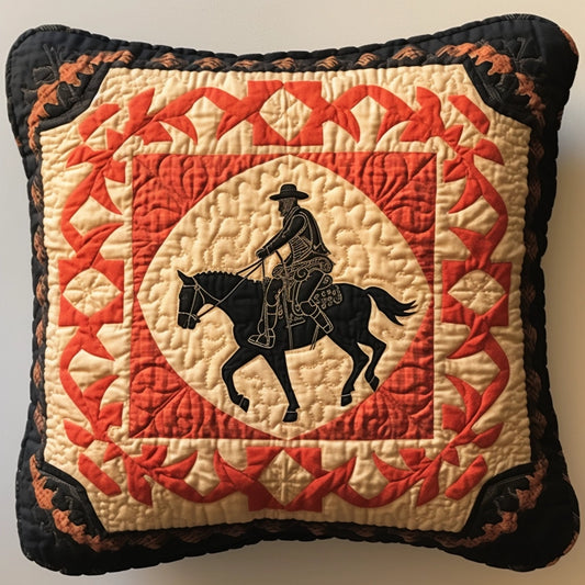 Cowboy TAI060324074 Quilted Pillow Case