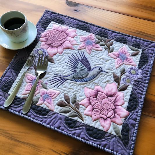 Hummingbird TAI30112335 Quilted Placemats