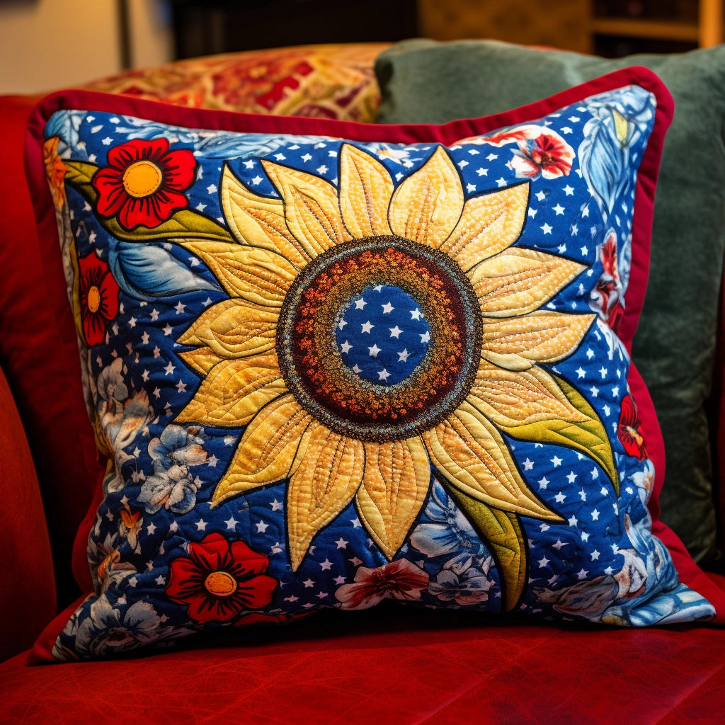 Sunflower TAI060324236 Quilted Pillow Case