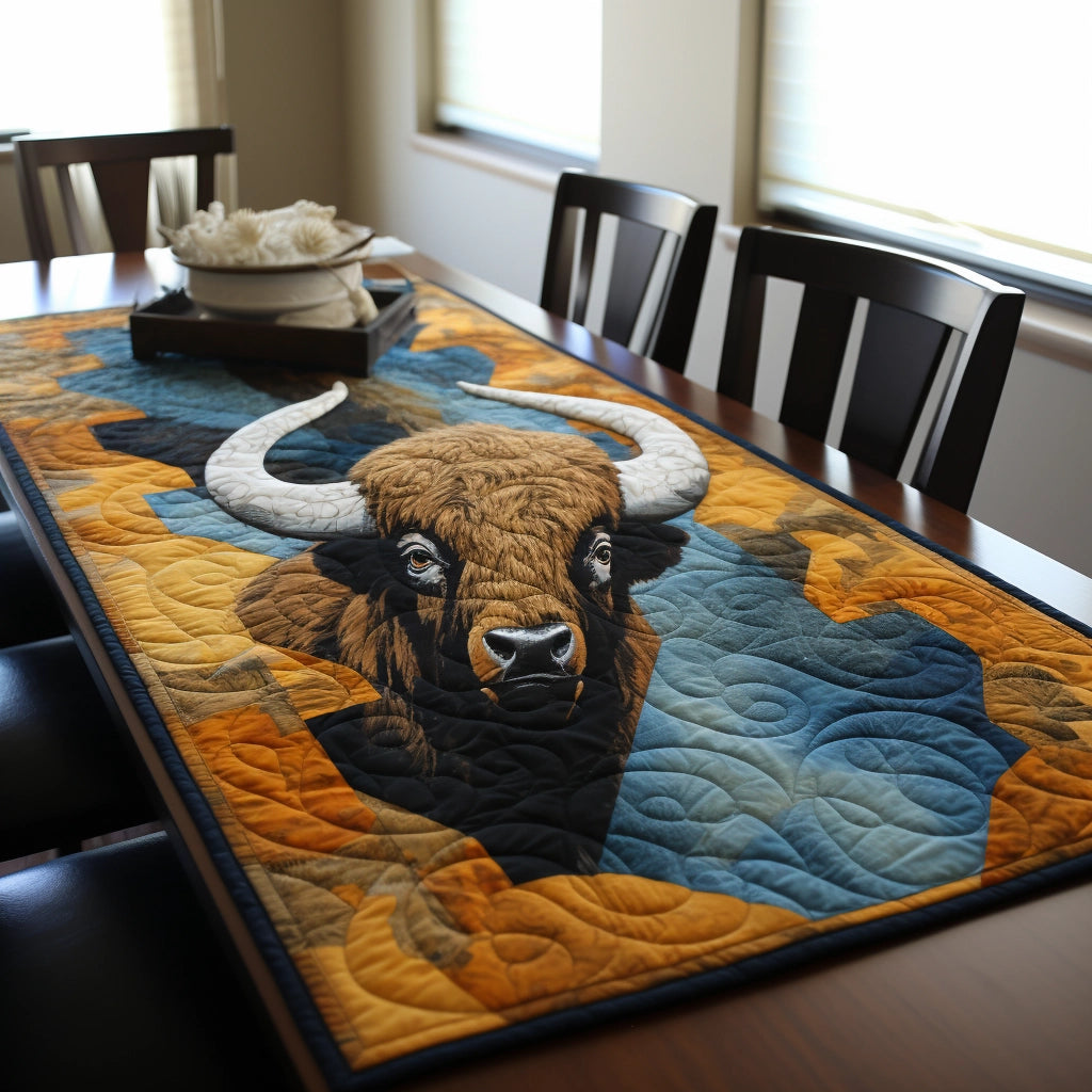 Bison TAI260224332 Quilted Table Runner