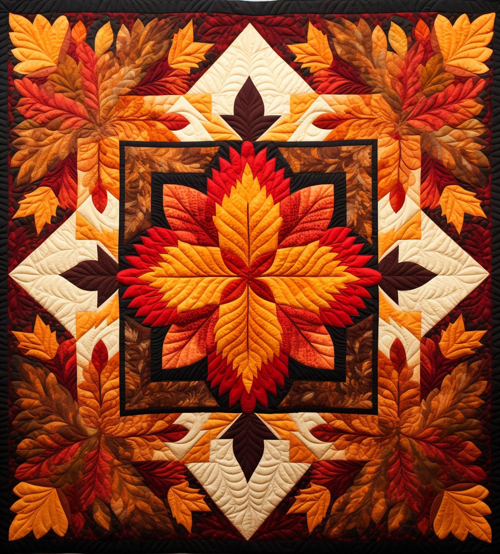 Autumn Leaves BL91123113 Quilt Blanket