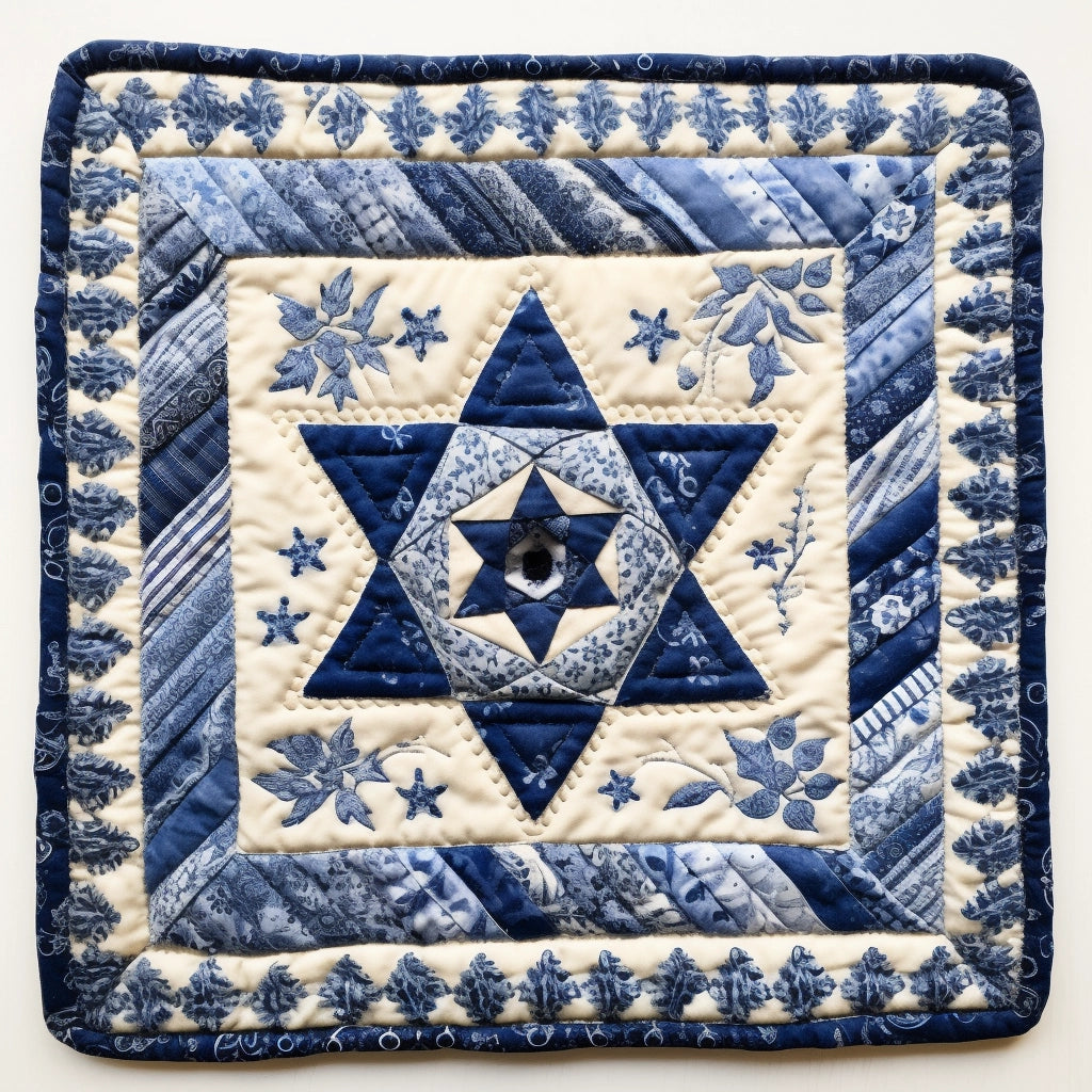 Jewish Star Of David TAI040124345 Quilted Placemats