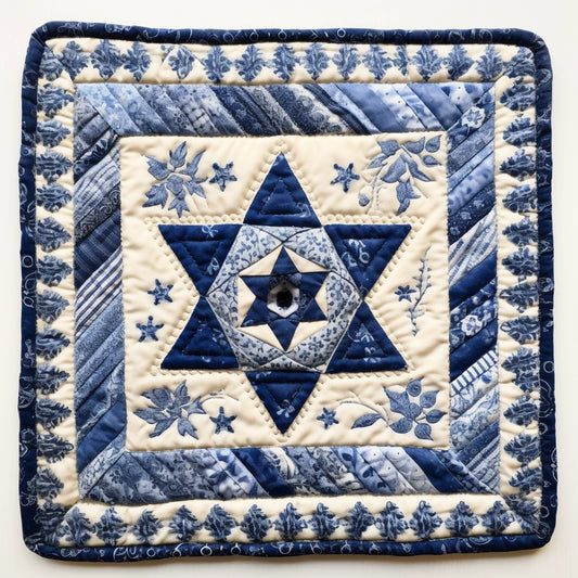 Jewish Star Of David TAI040124345 Quilted Placemats