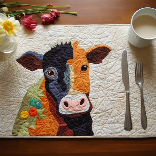 Cow TAI260224073 Quilted Placemats