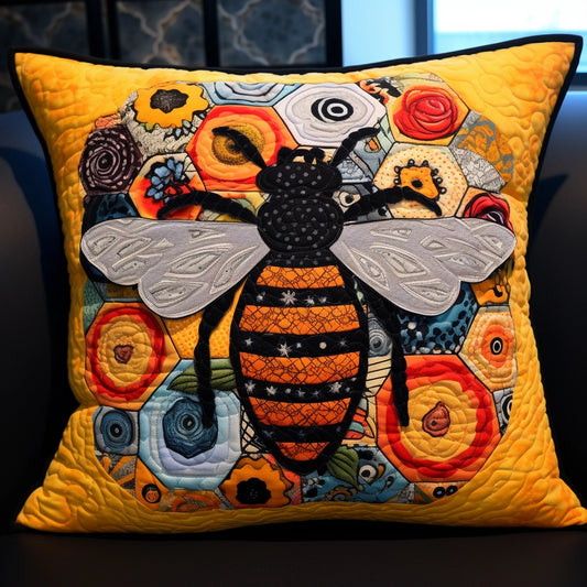 Bee TAI060324112 Quilted Pillow Case
