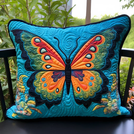 Butterfly TAI020324199 Quilted Pillow Case