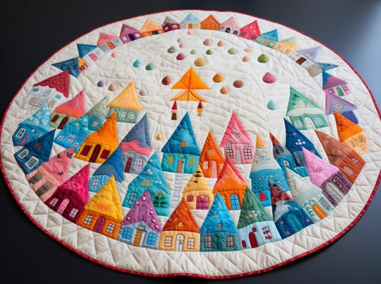 Village TAI221223027 Quilted Round Mat