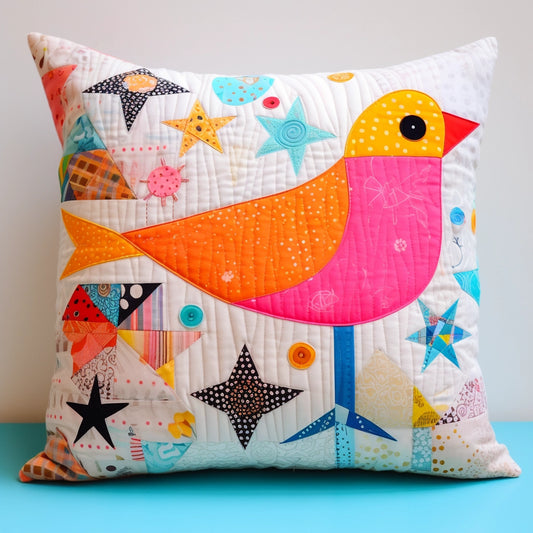 Bird TAI020324262 Quilted Pillow Case