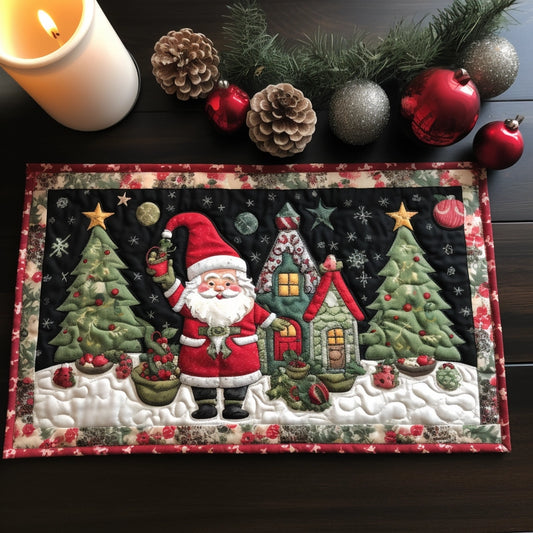 Christmas Santa CLA22112310 Quilted Placemats