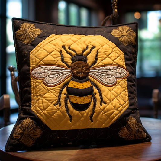 Bee TAI060324132 Quilted Pillow Case