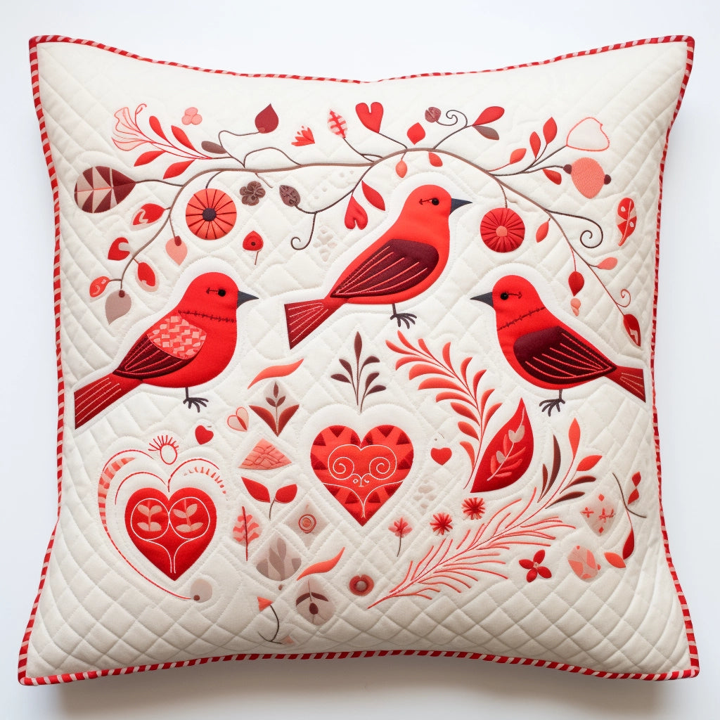 Bird TAI060324011 Quilted Pillow Case