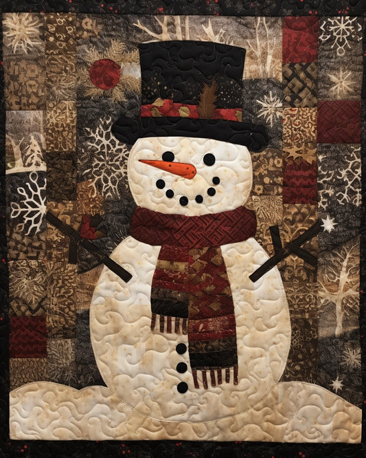 Snowman BL10112301 Quilt Blanket