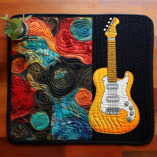 Guitar TAI07122362 Quilted Placemats