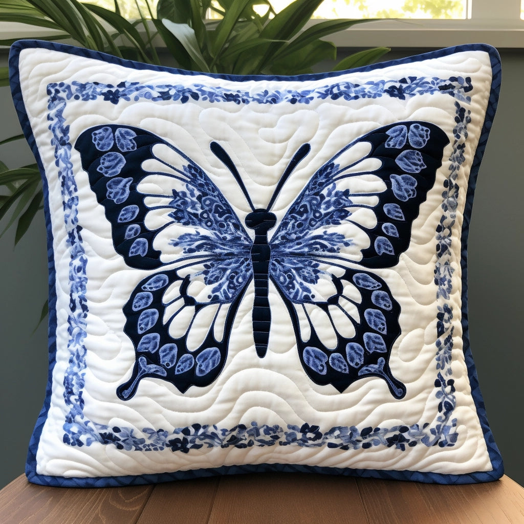 Butterfly TAI060324067 Quilted Pillow Case