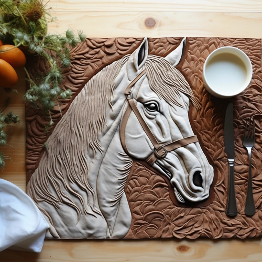 Horse TAI260224085 Quilted Placemats