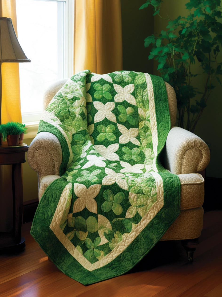 Irish Shamrock TAI260224040 Quilt Blanket