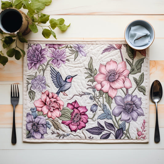 Hummingbird TAI30112344 Quilted Placemats