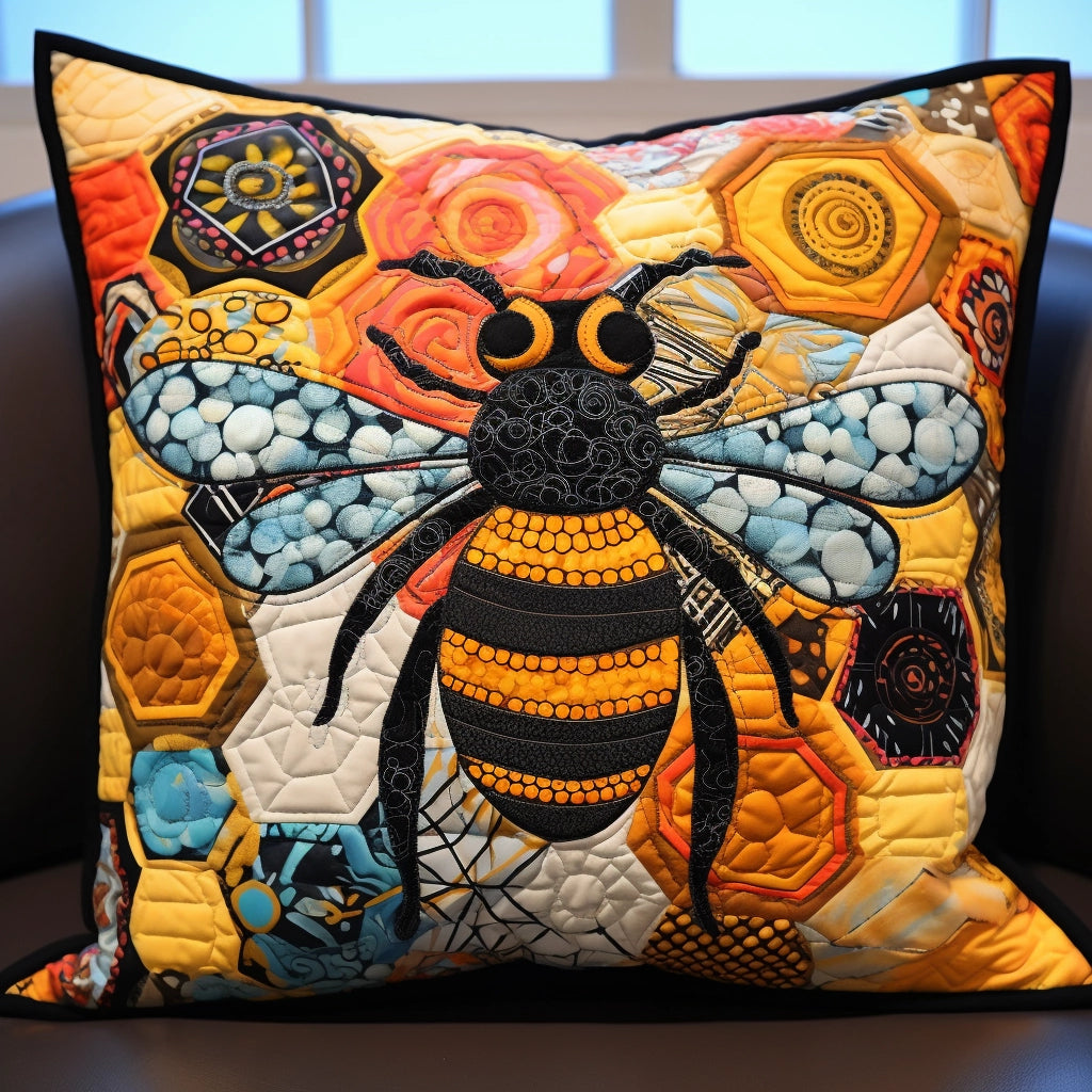 Bee TAI060324111 Quilted Pillow Case