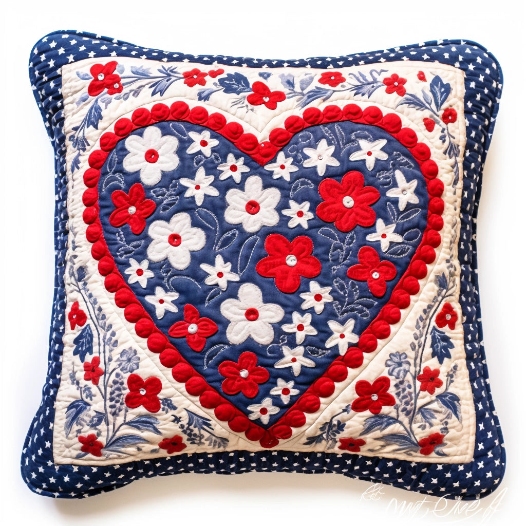 Flower TAI060324057 Quilted Pillow Case