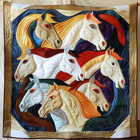 Horse TAI080324013 Quilt Blanket