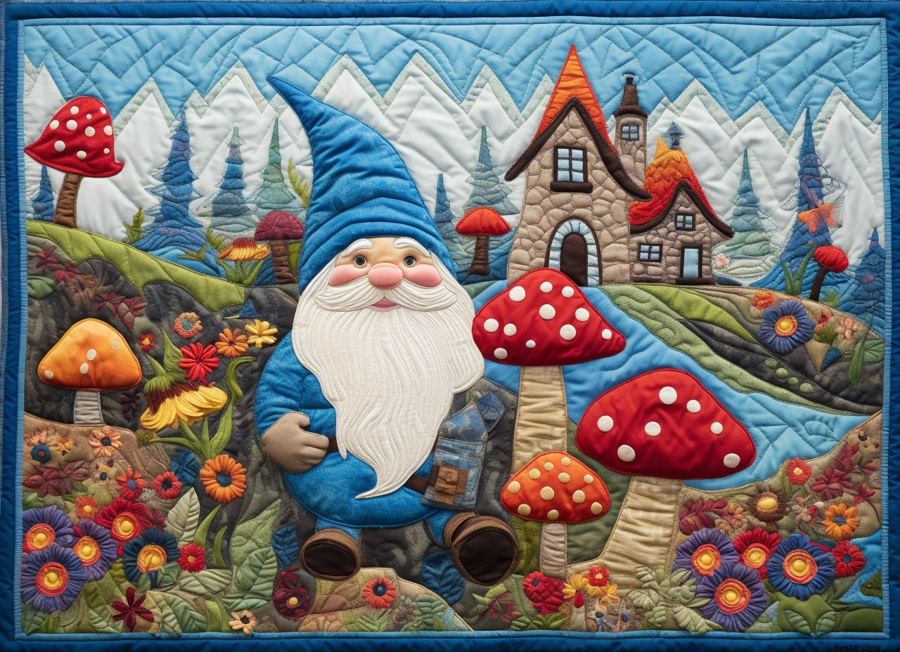 Gnome TAI020324085 Quilted Placemats