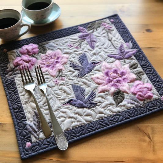 Hummingbird TAI30112343 Quilted Placemats