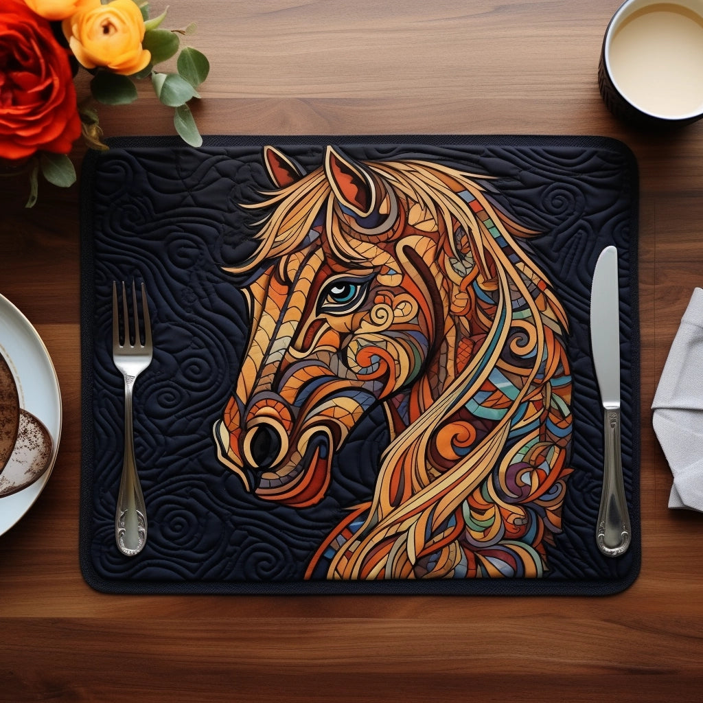 Horse TAI040124199 Quilted Placemats