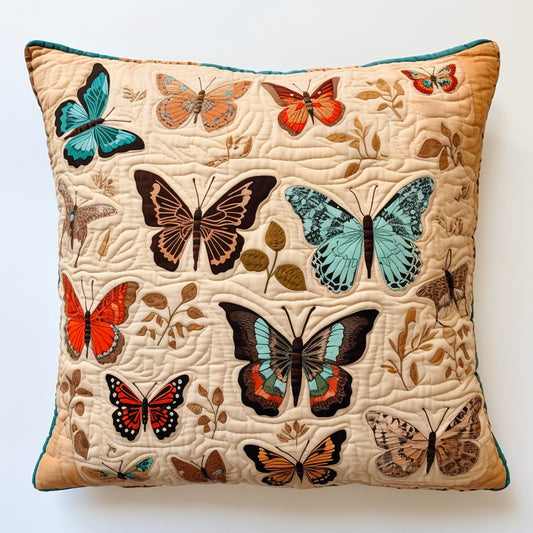Butterfly TAI060324117 Quilted Pillow Case