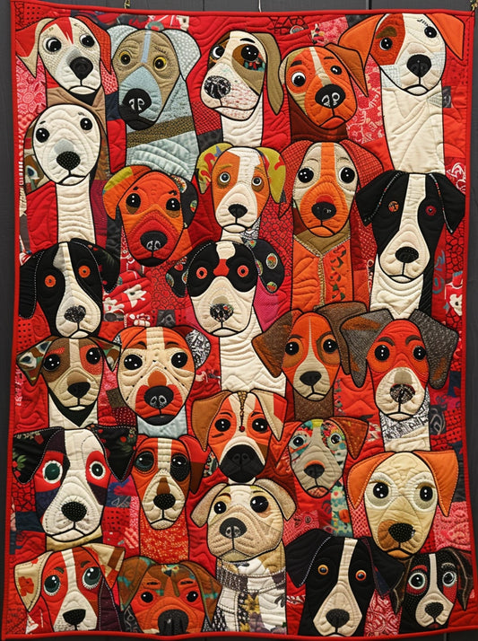 Dogs TAI280224136 Quilt Blanket