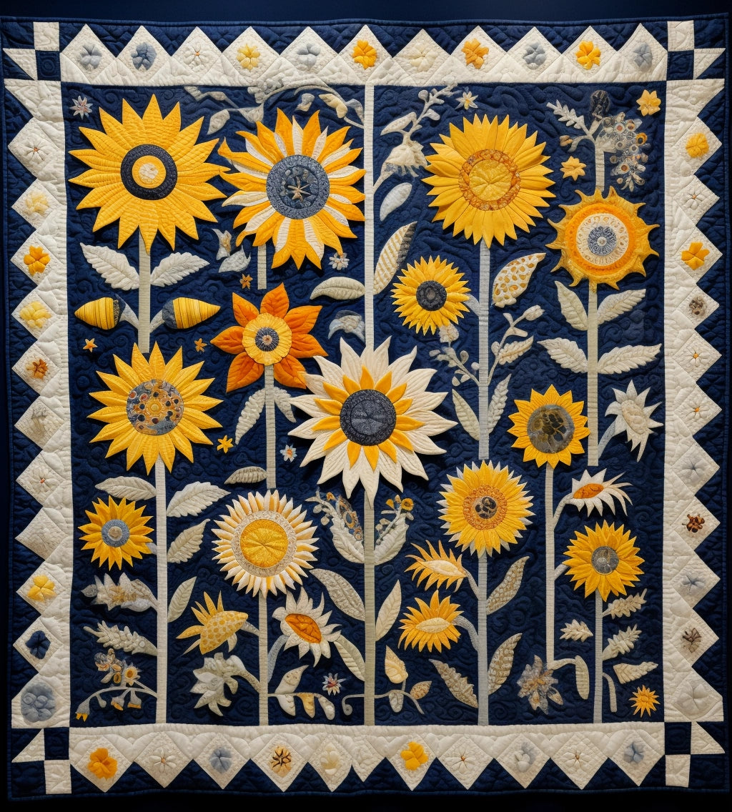 Sunflower BL9112375 Quilt Blanket