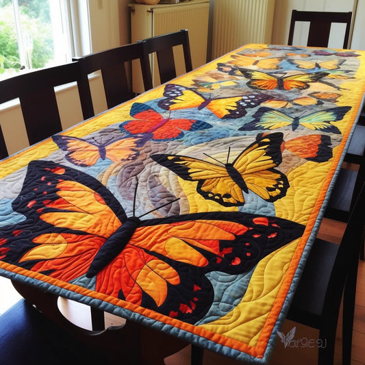 Butterfly TAI04122319 Quilted Table Runner