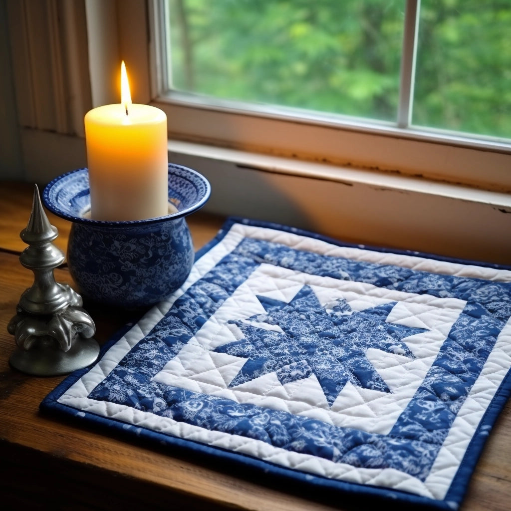 Jewish Hanukkah TAI040124342 Quilted Placemats