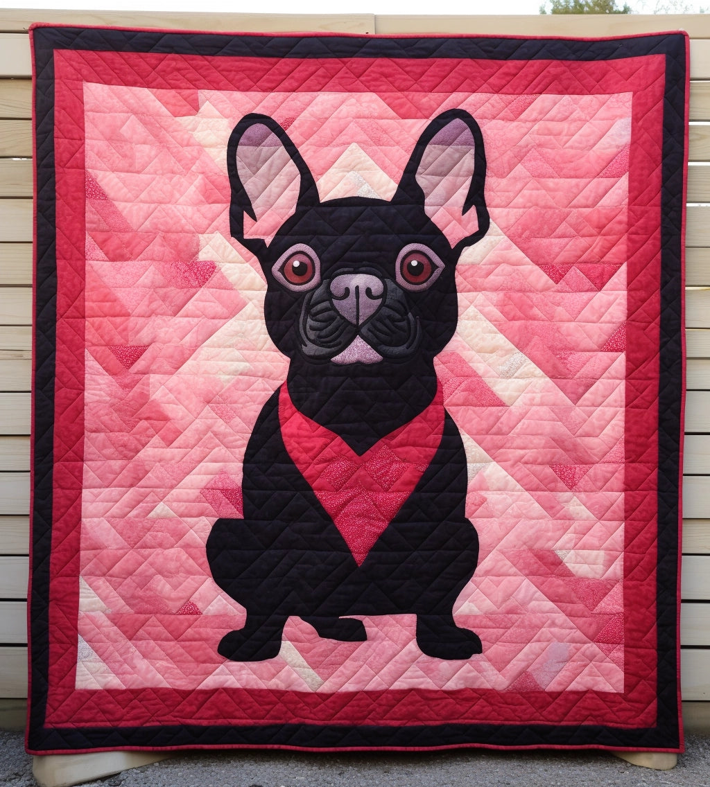 French Bulldog BL11112341 Quilt Blanket