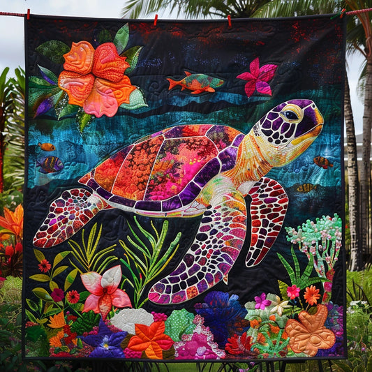 Turtle TAI020324118 Quilt Blanket