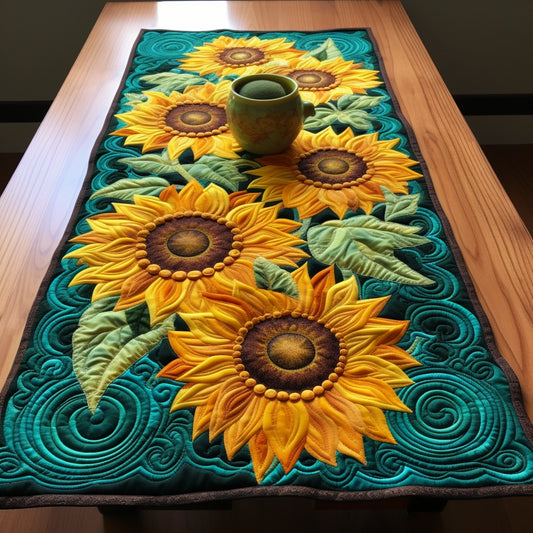 Sunflower TAI261223079 Quilted Table Runner